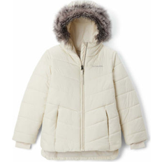 White Outerwear Children's Clothing Columbia Girls' Katelyn Crest III Hooded Jacket- White