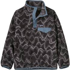 Insulating Function Fleece Jackets Patagonia Kid's Lightweight Synchilla Snap-T Fleece Pullover - Ink Black (65572)