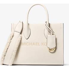 Michael Kors Natural Crossbody Bags Michael Kors Mirella Small Pebbled Leather Crossbody Bag