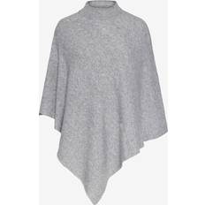 M - Mujer Capas y Ponchos Pieces Capa PCFORTUNA - Gris Moteado