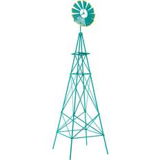 Costway Costway Green Metal Ornamental Windmill 253cm