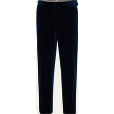 Men - Velvet Pants Ralph Lauren Purple Label Men's Gregory Hand-Tailored Velvet Trousers PGNT BLUE