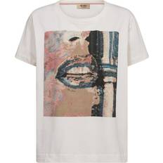 Mos Mosh T-shirts Mos Mosh MMKarna T-shirt Met Print - Gebroken Wit