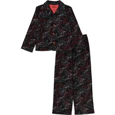 Marvel Pajamases Children's Clothing Marvel Boys' Shang-Chi 2-Piece Loose-Fit Pajamas Set, DRAGON POWER