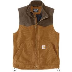 Carhartt Rugged Flex Montana, Weste Hellbraun/Dunkelbraun