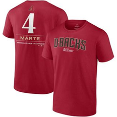Fanatics T-shirts Fanatics Men's Ketel Marte Red Arizona Diamondbacks 2023 World Series Name & Number T-Shirt