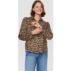 Nümph Tops Nümph Nuharlem Shirt Tiger’s Eye - Cognac