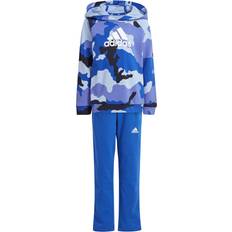 Blu Tute Completo Essentials Allover Print Hoodie Kids - Semi Cobalt Blue