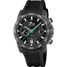 Watches Lotus Mens Black Chronograph Watch L18974/3