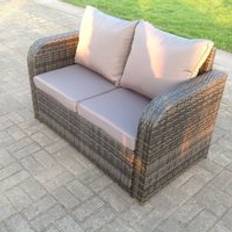 Kunstrattan Sofas Fimous 2 Seater Curved Arm Love Outdoor Sofa