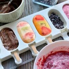 Shein Reusable Silicone Ice Cream Mold 4/8 Glassform