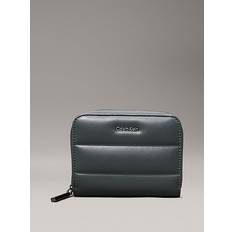 Calvin Klein Quilted RFID Zip Around Wallet - Green