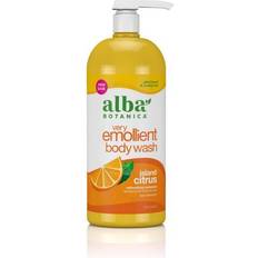 Alba Botanica very emollient bath & shower gel, island citrus 32fl oz