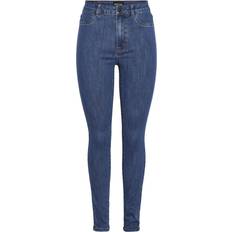Pieces L Jeans Pieces Pcdea Hw Jeggings Blå