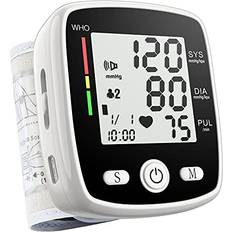 Wrist blood pressure monitor automatic blood pressure kit bp cuff carrying ca. Black1 0.51 Pounds