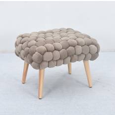 Fairmont Park U110449431 Grey Foot Stool 45cm