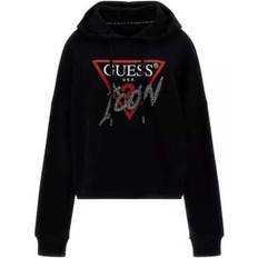 Guess Donna Top Guess Felpa con cappuccio da donna Icon - Noir