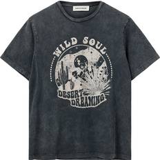 Stonewash Top and T-Shirt - Gray