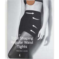 Beige - Dam Stödstrumpbyxor H&M Shapingtights 20 Den - Mörkbeige