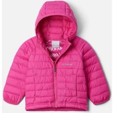 Ropa de niños Columbia Girls' Toddler Powder Lite II Hooded Jacket- Pink 2T