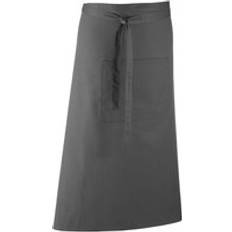 Cotton Aprons Premier Colours Bar Dark Apron Grey