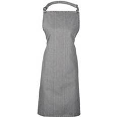 Solid Colours Aprons Premier Plain Dark Apron Grey