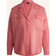 L Blusar BOSS Regular-Fit Blouse Soft Canvas Chest Pockets