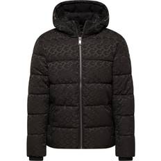 Guess Herren Bekleidung Guess Jacke anthrazit schwarz