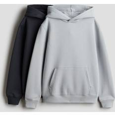 Grey Hoodies H&M Boys Grey 2-pack hoodies 12-14Y