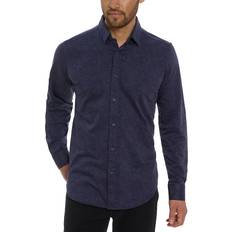 Robert Graham Kelvin Jacquard Floral Knit Button Down Shirt