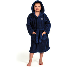 Boys - L Bath Robes Children's Clothing Linum Home Textiles Peronalized Kid Bathrobe Bathrobe, Polyester in Navy Wayfair