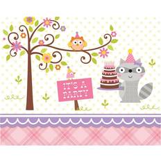 Creative Party Happy Woodland Invitations Pack of 8