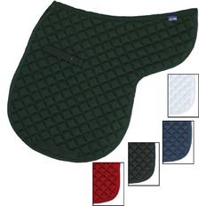 Blue Saddle Pads Saddle Pad For Horse In Cotton Form With Stitching - Bleu