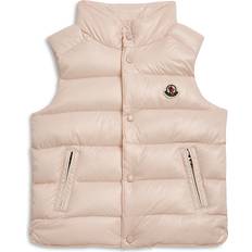 Rosa Warm gefütterte Westen Moncler Unisex Bernard Vest Baby Light Pink 3-6 months