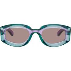 Gucci Purple Sunglasses Gucci Blue & Purple Geometric Frame 003 VIOLET