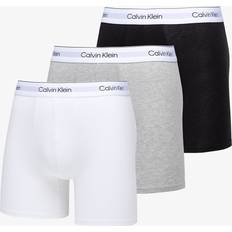 Calvin Klein Boxer Brief 3-Pack - Grey Heather/White