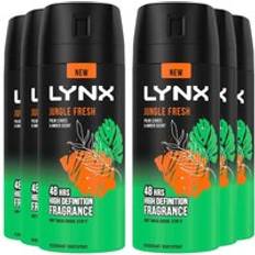 Lynx Deodorants Lynx Spray' Jungle Fresh High Definition Deo 150ml, 6pk