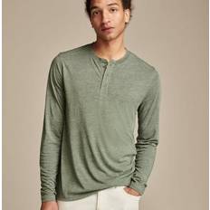 Leather - Men Shirts Lucky Brand Men's Henley Shirt Cilantro