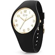 Ice Watch Klockor Ice Watch Glam Black White Damklocka Med Silikonarmband, 022585, Small