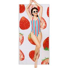 ASAB STRAWBERRIES Microfibre Beach Quick Towel