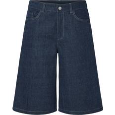 Pieces Fabia Shorts - Dark Blue Denim