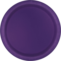 Purple Disposable Plates Unique Purple paper plates birthday party bbq halloween boys 9" 16 pk dark