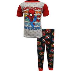 Spiderman Pajamases Children's Clothing Marvel Boys Comics Spiderman Awesome Spidey Toddler Pajamas 3T Black