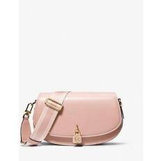 Michael Kors Sacs messagers Michael Kors MK Besace Mila de taille moyenne en cuir Rose ONE SIZE