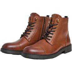 Pepe Jeans Trainers Pepe Jeans Boots Crantées En Cuir - Marron