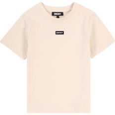 DKNY Beige Organic Cotton T-Shirt