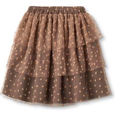 Bruna Kjolar Barnkläder Fliink Tulle Heart Skirt 4Y/104 fepojkar Kjolar Från Magasin Humus/carafe 4Y/104