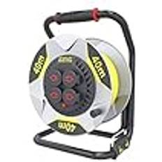 Stanley Tools STANLEY FATMAX 227159 Kabeltrommel, Schwarz, Gelb, Grau
