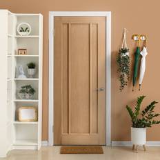 JELD-WEN White Oak Internal Unfinished Worcester FD30 Fire 2040x826x44mm Interior Door (x)