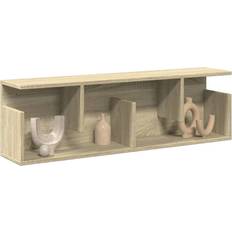Natur Opbevaringsskabe vidaXL Vægskab 100 x 20 x 30 cm Konstrueret Træ Opbevaringsskab